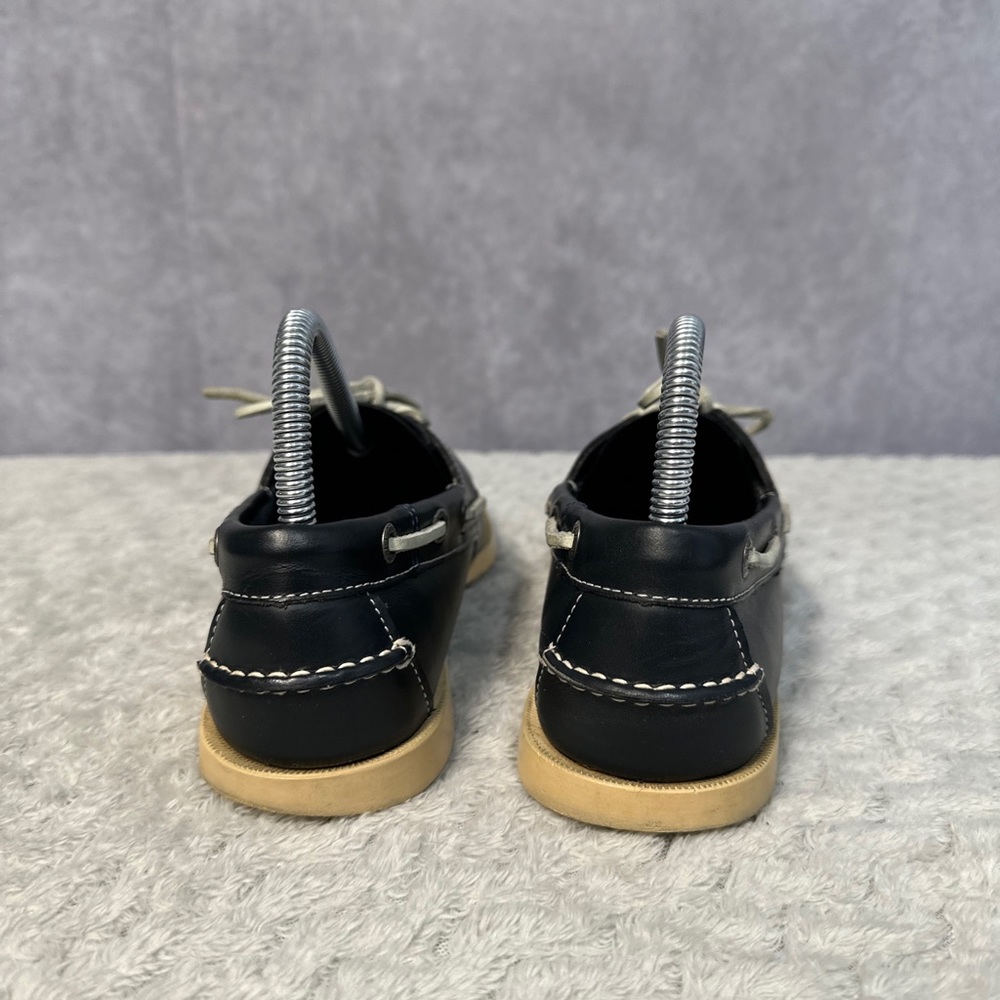 L.L. Bean 306 Casual 2-Eye Navy Boat Deck Moc Flats Loafers Shoes Womens US 7 M - Picture 3 of 5
